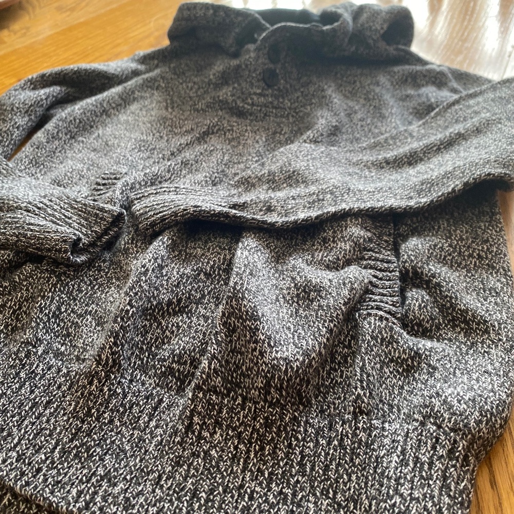 West49 - Heather Knitted, button-up, hoodie Yth 12-14